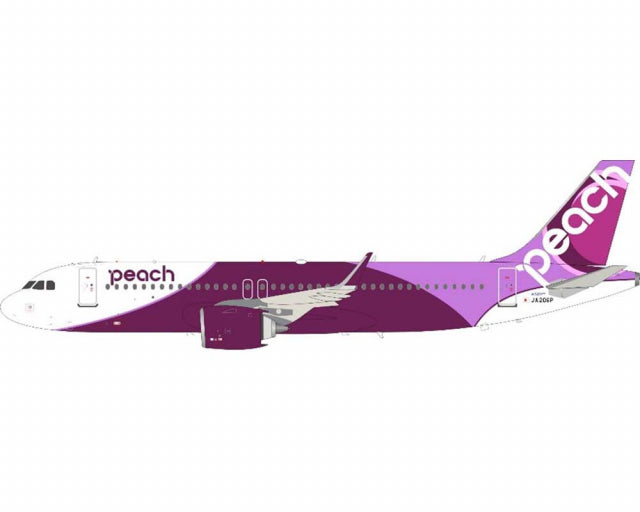 航空機・ヘリコプター J-Fox Peach A320Neo JA206P J-Fox Peach A320Neo JA206P