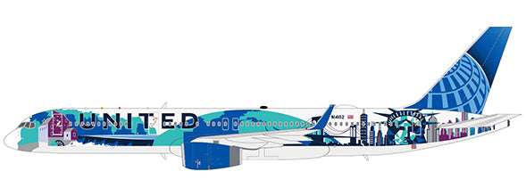 1:200 JC Wings United Airlines Boeing 757-200 “Her Art Here - New York/New Jersey Livery” N14102 LH2269