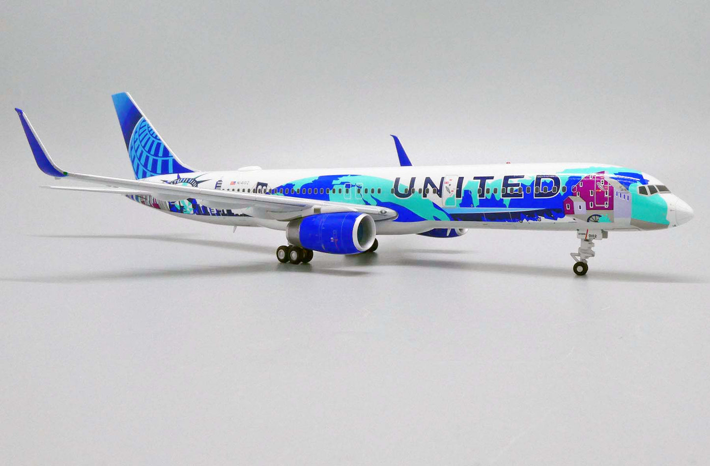 1:200 JC Wings United Airlines Boeing 757-200 “Her Art Here - New York/New Jersey Livery” N14102 LH2269