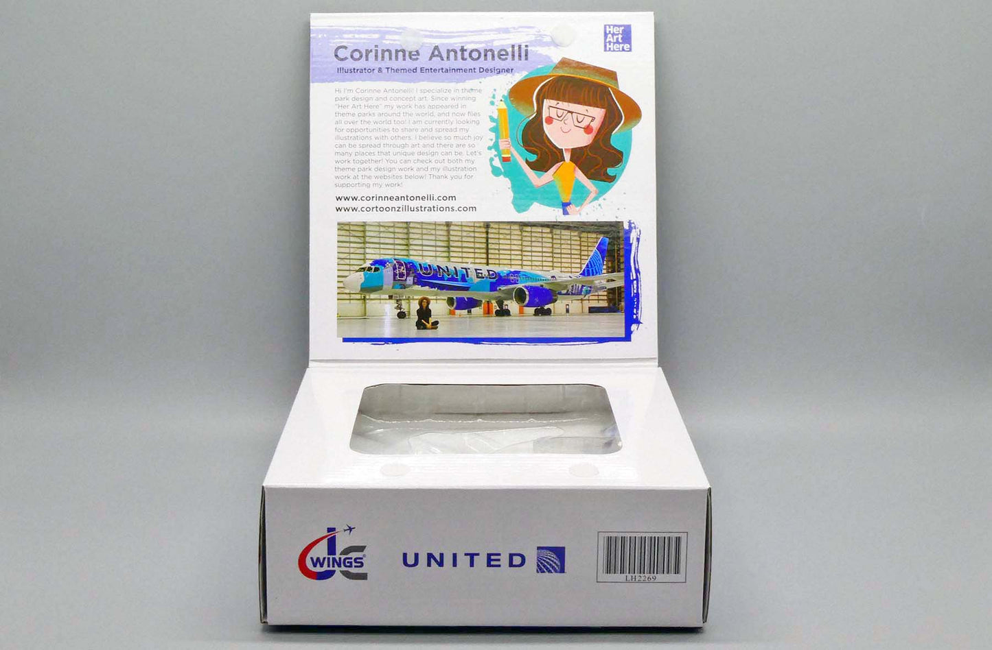 1:200 JC Wings United Airlines Boeing 757-200 “Her Art Here - New York/New Jersey Livery” N14102 LH2269