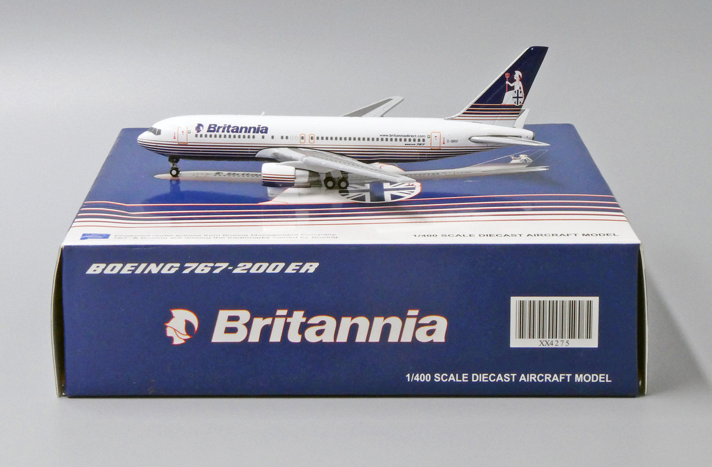 1:400 JC Wings Britannia Airways Boeing 767-200ER G-BRIF XX4275