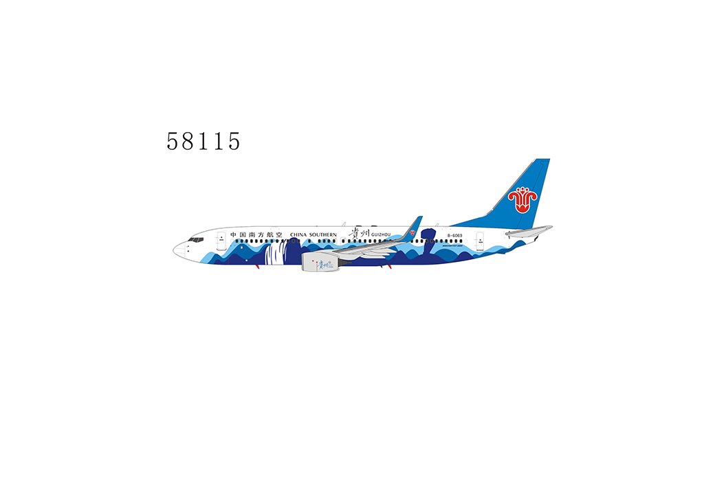 1:400 NG Models China Southern Airlines Boeing 737-800/w "Guizhou #2 Livery" B-6069 NG58115
