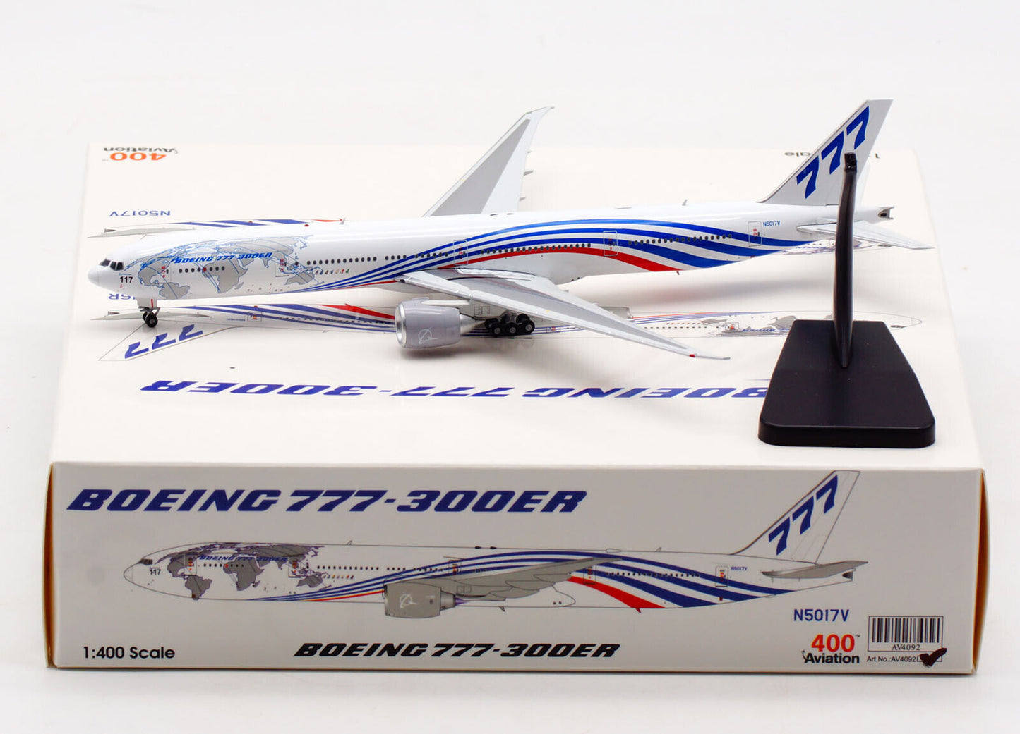 1:400 Aviation400 Boeing House Colors 777-300ER N5017V AV4092