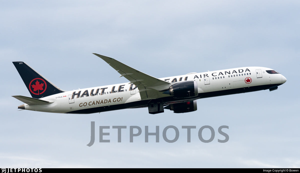 1:400 NG Models Air Canada Boeing 787-9 "FLY THE FLAG - GO CANADA GO" C-FVLQ 55068