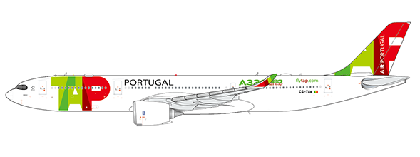 1:400 JC Wings TAP Air Portugal A330-900neo "A330neo Sticker" CS-TUA LH4155 OFFICIALLY LICENCED PRODUCT