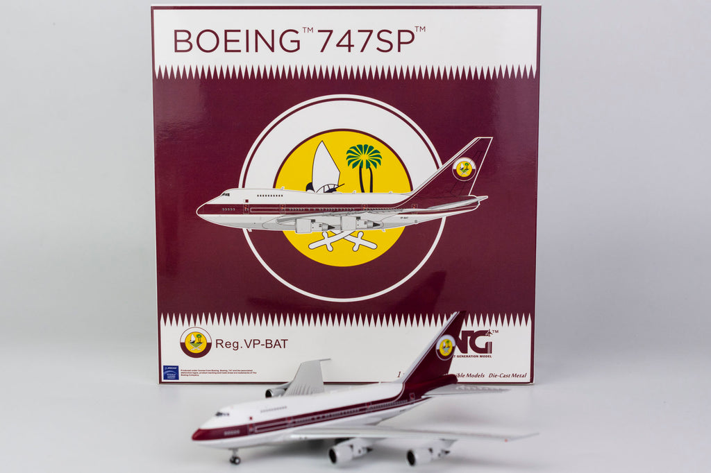 1:400 NG Models Qatari Amiri Private Boeing 747SP VP-BAT NG07003