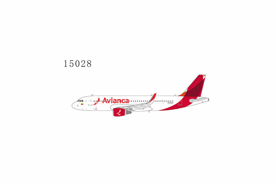1:400 NG Models Avianca Airbus A320-200/w N745AV NG15028