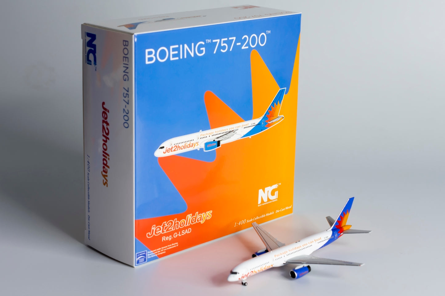 1:400 NG Models Jet2 Holidays Boeing 757-200 G-LSAD NG53183