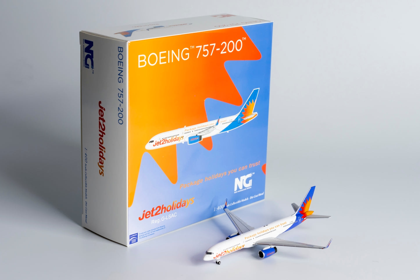 1:400 NG Models Jet2 Holidays Boeing 757-200 "Winglets" G-LSAC NG53182
