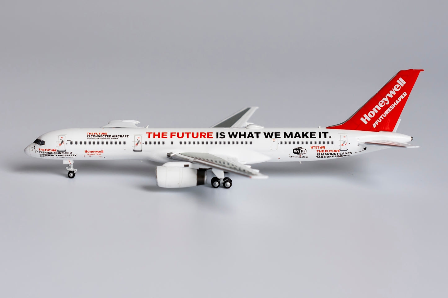 1:400 NG Models Honeywell Boeing 757-200 "Test Engine, 2021 Livery" N757HW NG53181