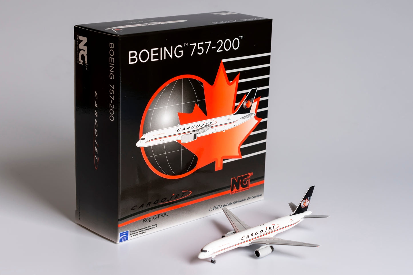 1:400 NG Models Cargojet Airways Boeing 757-200SF "No Winglets" C-FKAJ NG53185