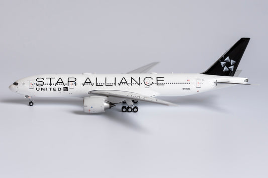 1:400 NG Models United Airlines Boeing 777-200ER "Star Alliance Livery" N77022 NG72001