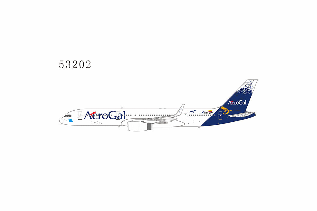 1:400 NG Models AeroGal Aerolíneas Galápagos 757-200 "Winglets" HC-CIY NG53202