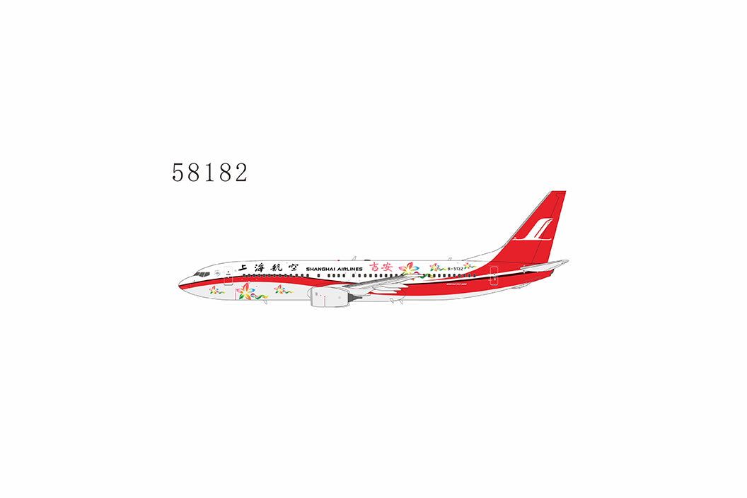 1:400 NG Models Shanghai Airlines Boeing 737-800 ""Ji Ansticker" B-5132 NG58182