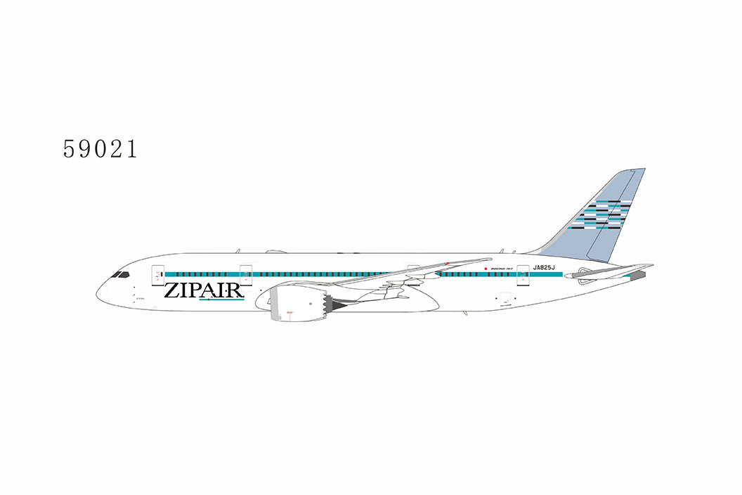 1:400 NG Models Zipair Tokyo Boeing 787-8 Dreamliner JA825J "Mid-revised Colors" NG59021