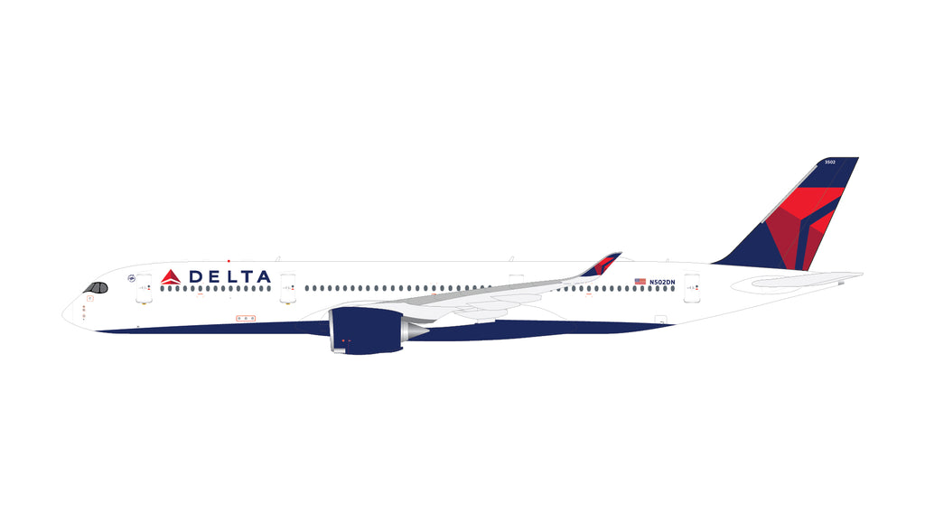 1:400 Gemini Jets Delta Air Lines Airbus A350-900 N502DN GJDAL1724