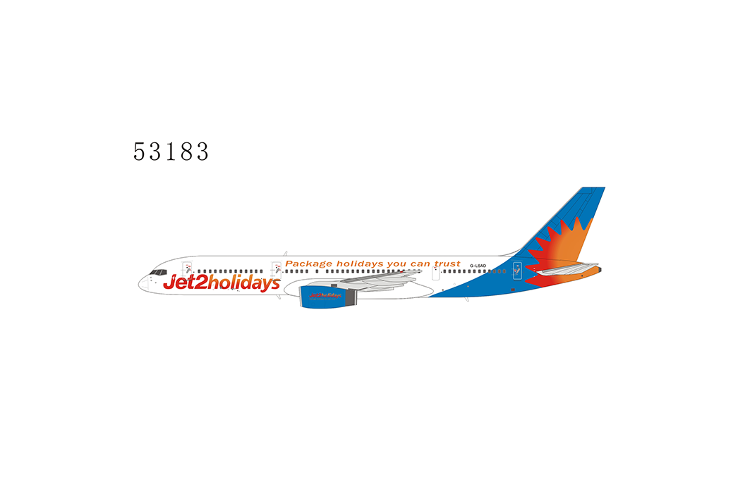 1:400 NG Models Jet2 Holidays Boeing 757-200 G-LSAD NG53183