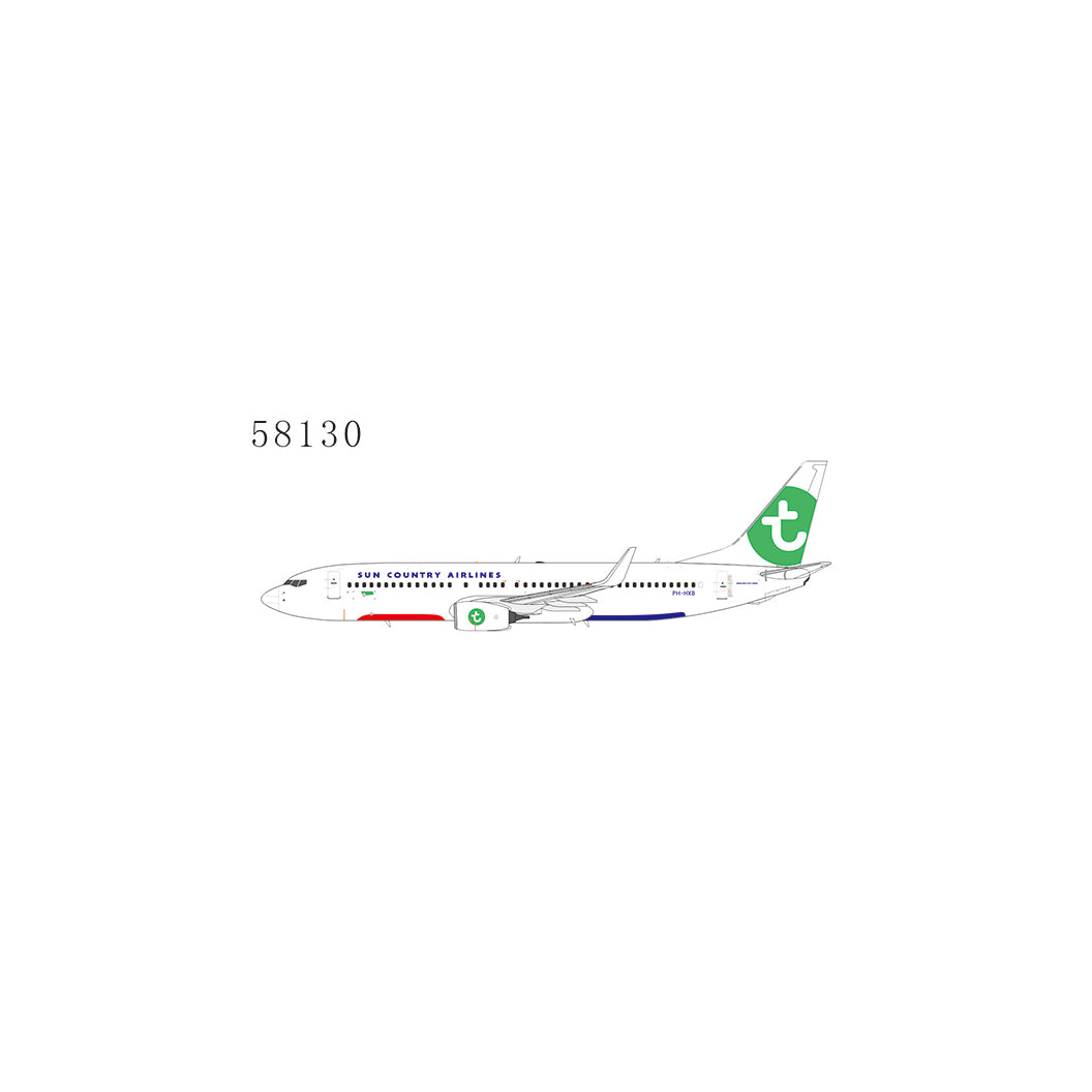 1:400 NG Models Transavia Airlines Boeing 737-800 "Sun Country hybrid livery" PH-HXB NG58130