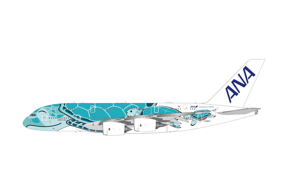 1:400 Phoenix Models All Nippon Airways (ANA) Airbus A380-800 "Kai" JA382A PH4387