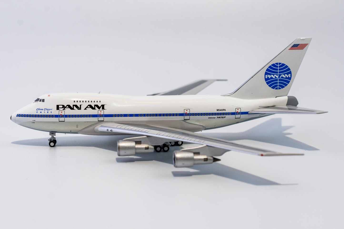 1:400 NG Models Pan American World Airways Boeing 747SP "Clipper" N540PA 07006