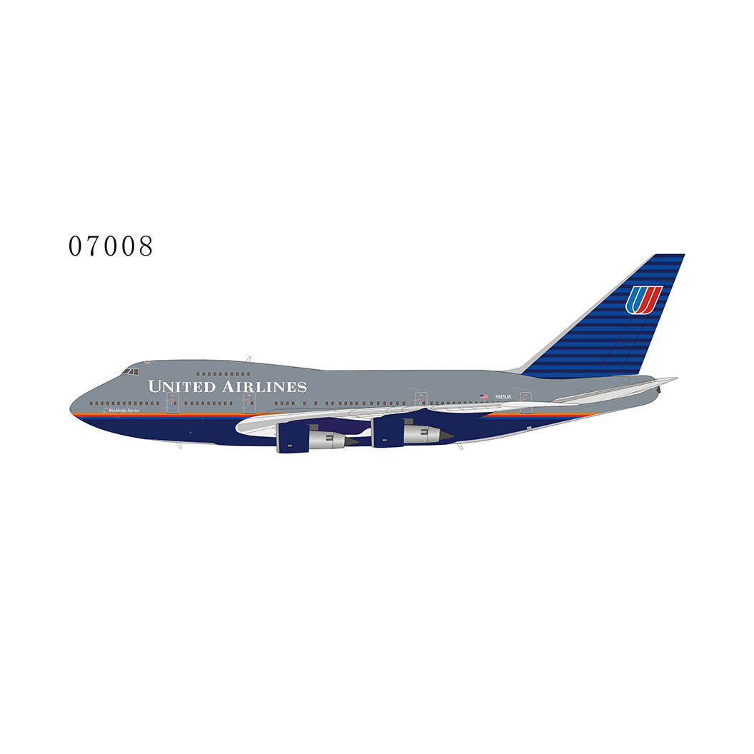 1:400 NG Models United Airlines Boeing 747SP 