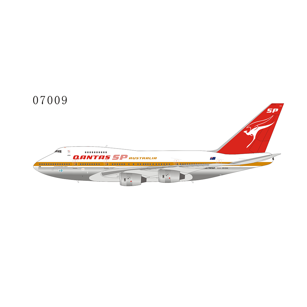 1:400 NG Models Qantas Airways Boeing 747SP "City of Gold Coast - Tweed" VH-EAA NG07009