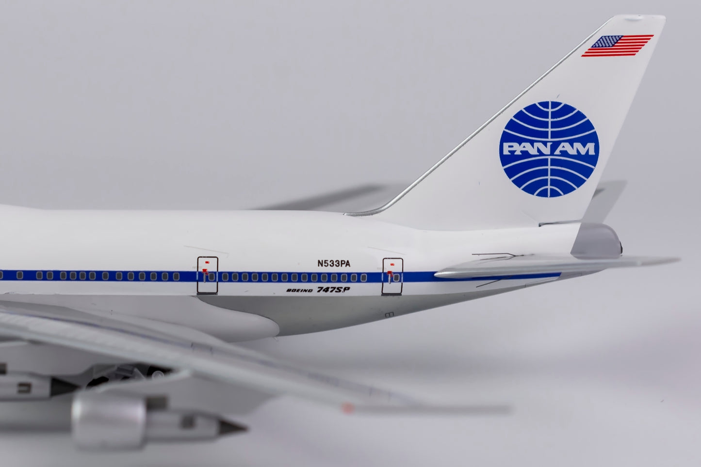 1:400 NG Models Pan American World Airways Boeing 747SP "Clipper Liberty Bell" N533PA 07022