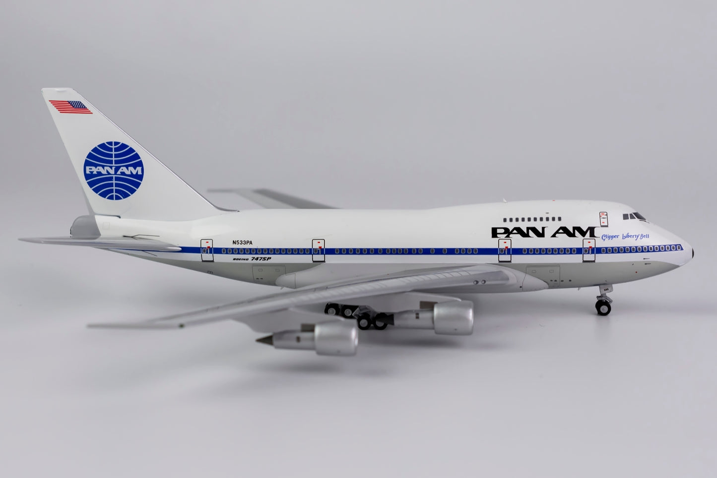 1:400 NG Models Pan American World Airways Boeing 747SP "Clipper Liberty Bell" N533PA 07022