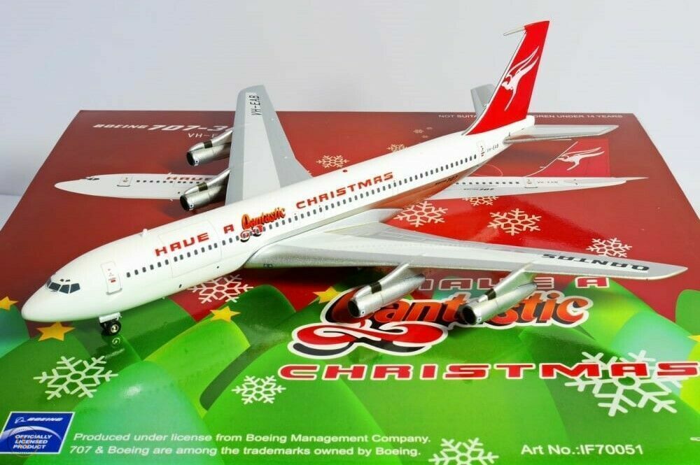InFlight200 IF70051 Have a Qantastic Christmas 707-300