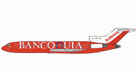 Retro Models JP60 JP60-722-AV-3480K Avianca 727-200