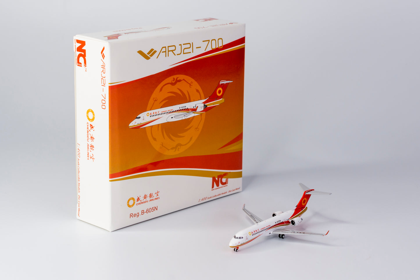 1:400 NG Models Chengdu Airlines Comac ARJ21-700 B-605N NG21017