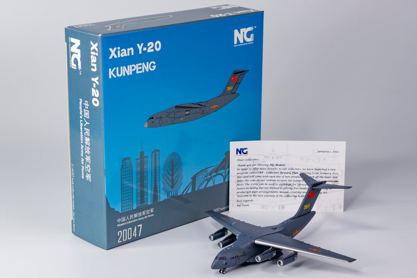 1:400 NG Models PLA Air Force Xian Y-20 "Airshow China 2021" 20047 22008