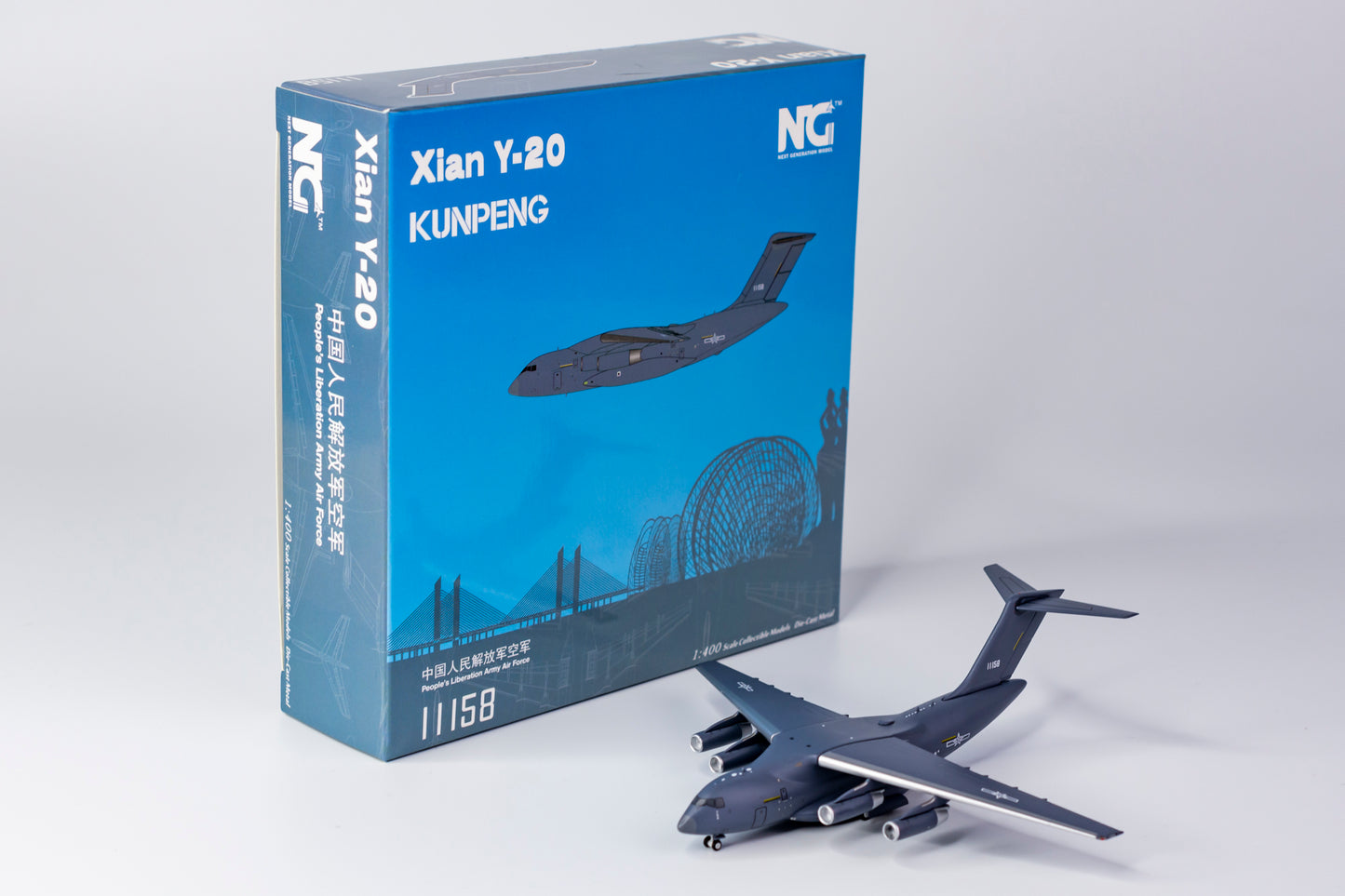 1:400 NG Models PLA Air Force Xian Y-20 "Airshow China 2021; low-vis colors" 11158 NG22009