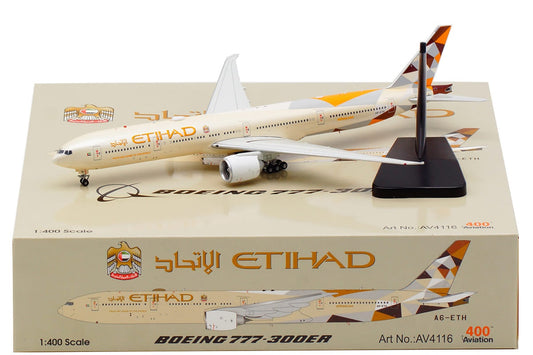 1:400 Aviation400 Etihad Airways Boeing 777-3FX/ER A6-ETH AV4116