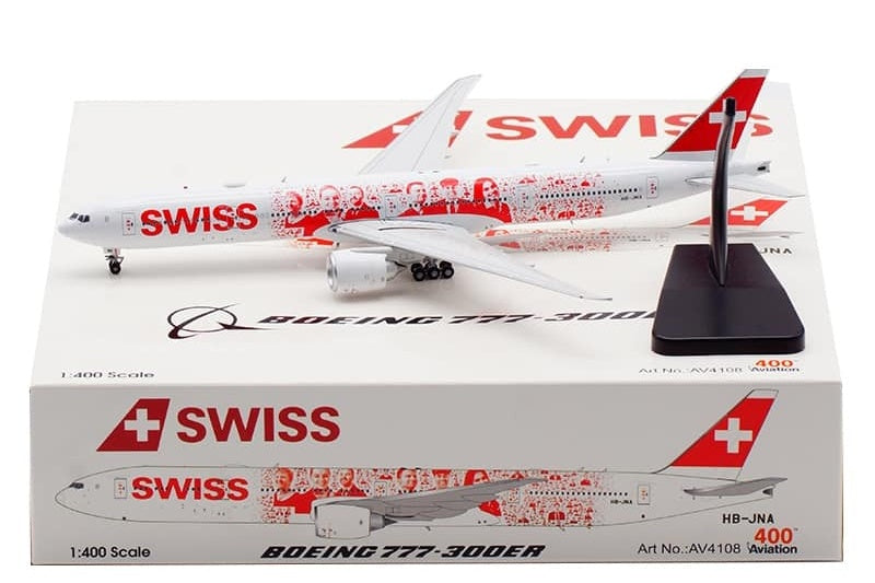 1:400 Aviation400 Swiss International Air Lines Boeing 777-300ER "People's Plane" HB-JNA AV4108