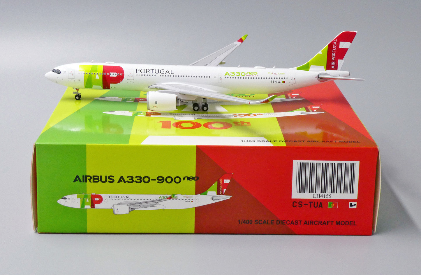 1:400 JC Wings TAP Air Portugal A330-900neo "A330neo Sticker" CS-TUA LH4155 OFFICIALLY LICENCED PRODUCT