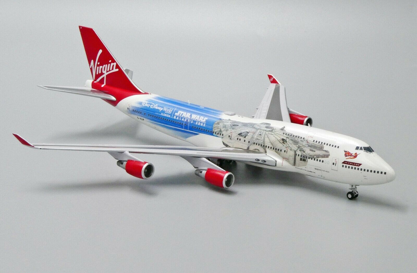 1:400 JC Wings Virgin Atlantic 747-400 "SW, Galaxy's Edge" G-VLIP EW4744006 In Stock