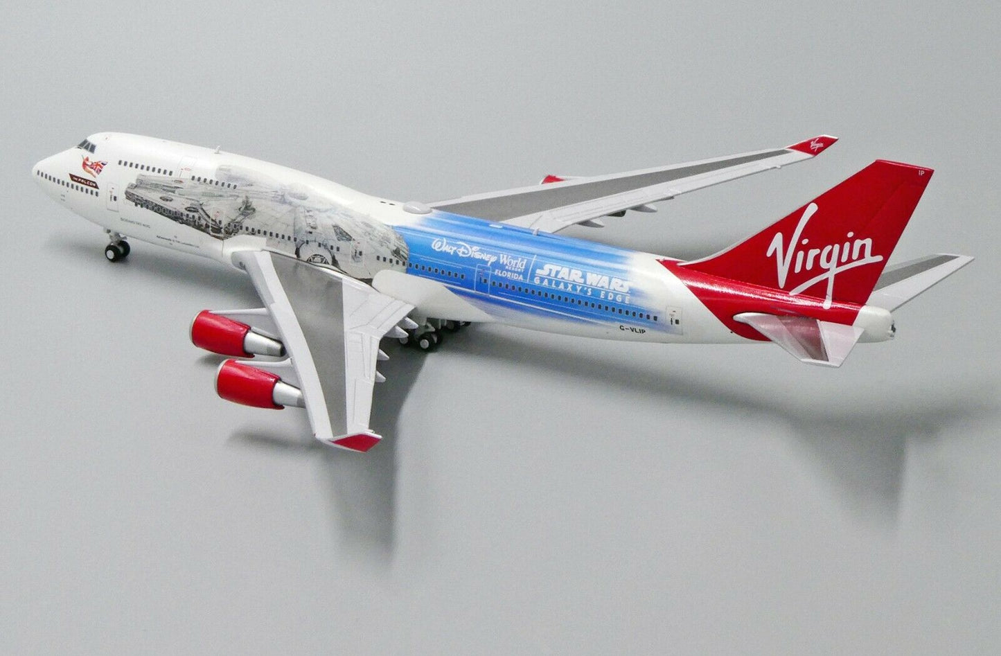 1:400 JC Wings Virgin Atlantic 747-400 "SW, Galaxy's Edge" G-VLIP EW4744006 In Stock