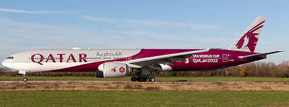 1:400 JC Wings Qatar Airways Boeing 777-300ER "2022 World Cup Livery" A7-BEB XX4489