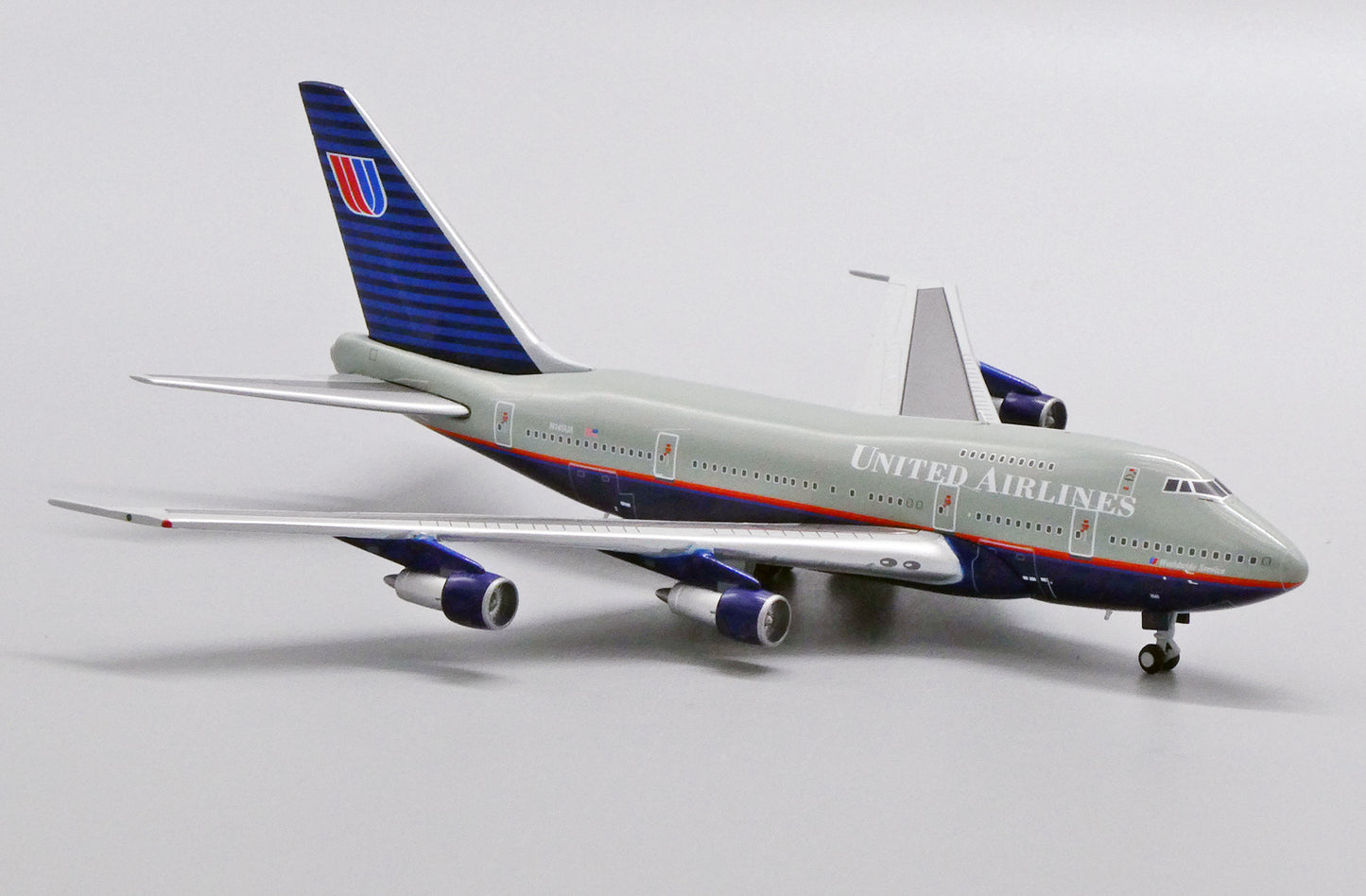 1:400 JC Wings United Airlines 747SP "Battleship Grey" N145UA XX4962