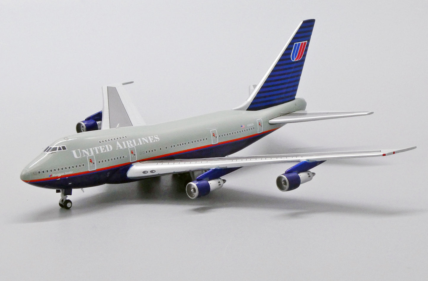 1:400 JC Wings United Airlines 747SP "Battleship Grey" N145UA XX4962