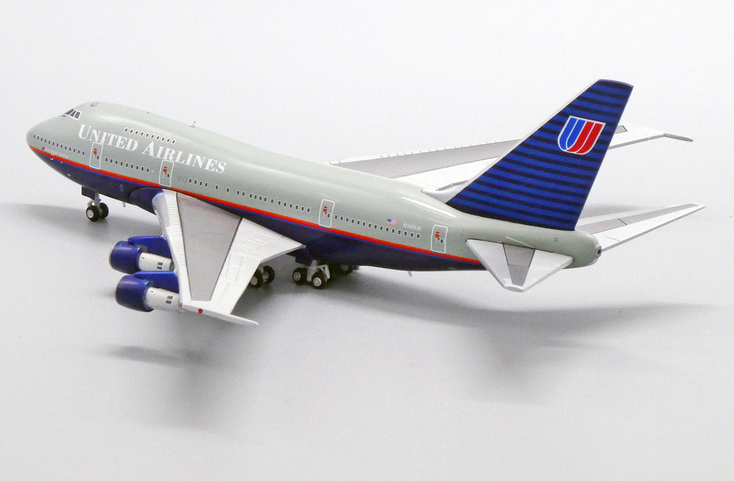1:400 JC Wings United Airlines 747SP "Battleship Grey" N145UA XX4962