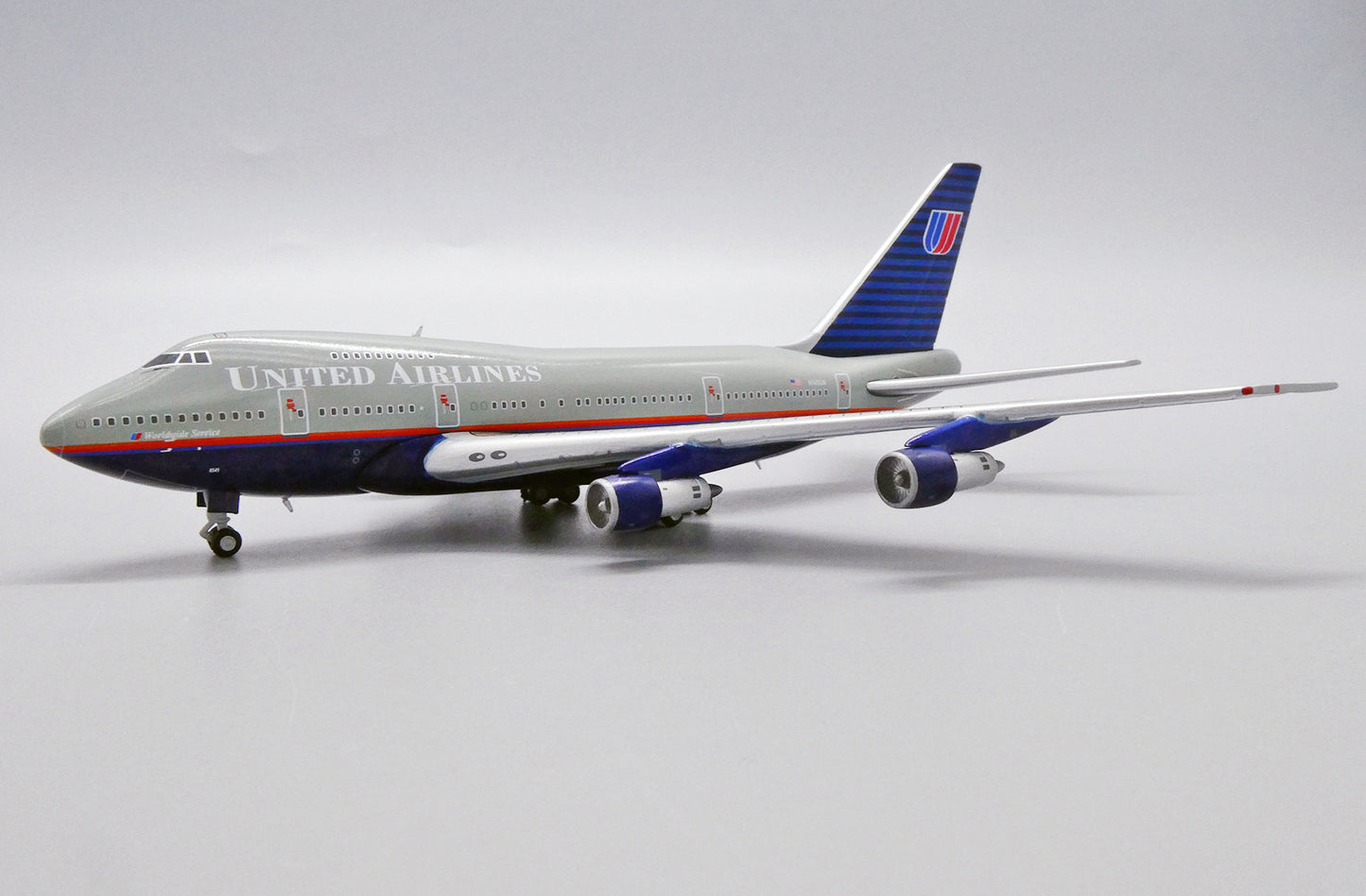 1:400 JC Wings United Airlines 747SP "Battleship Grey" N145UA XX4962