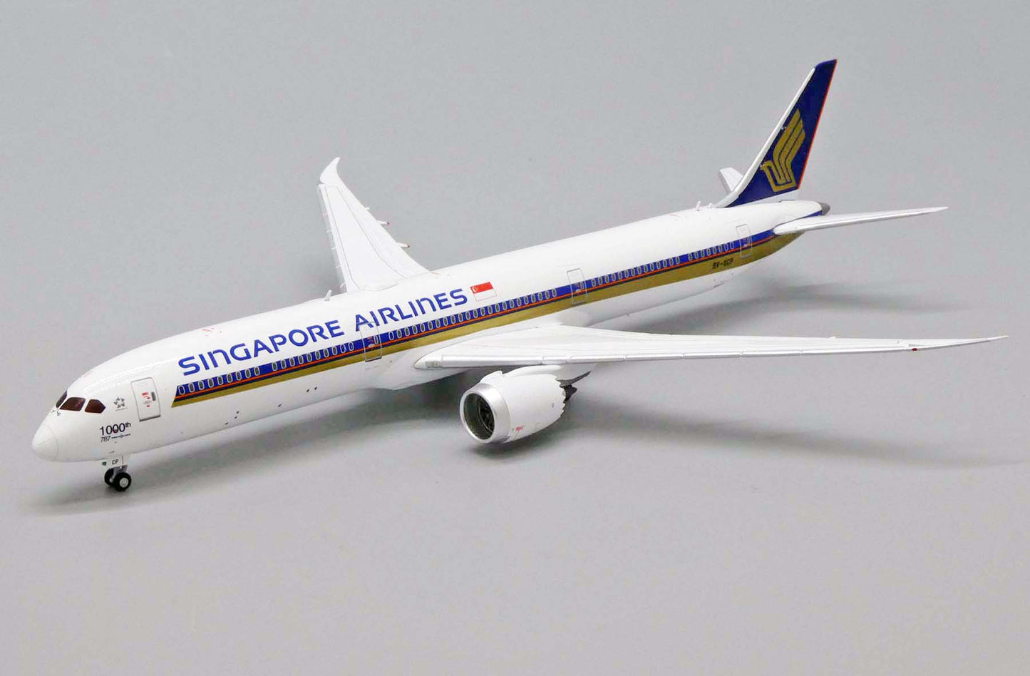 1:400 JC Wings Singapore Airlines Boeing 787-10 "1,000 Sticker" 9V-SCP EW478X003