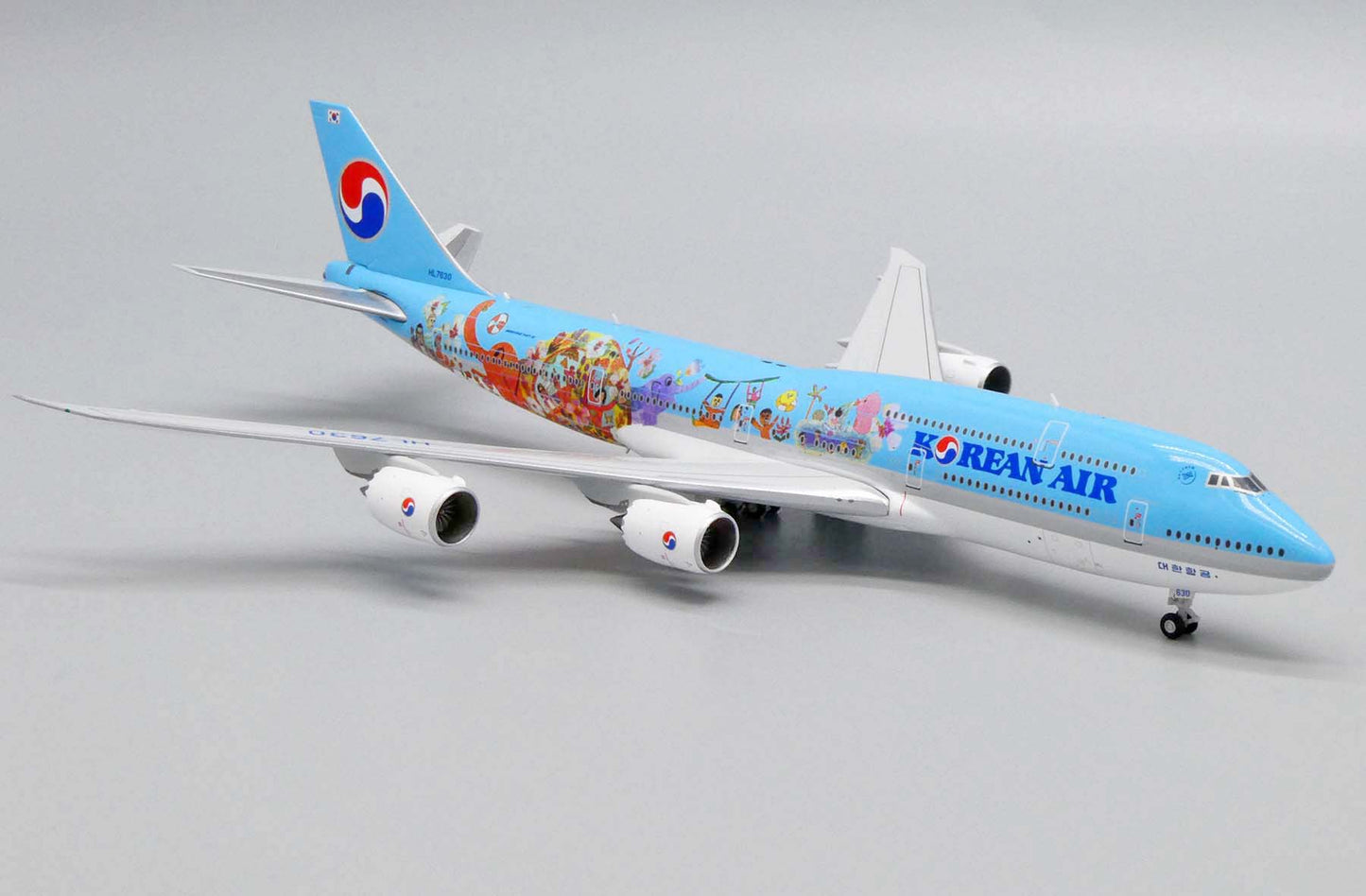 1:400 JC Wings Korean Air Boeing 747-8 "Special Livery" HL7630 EW4748001