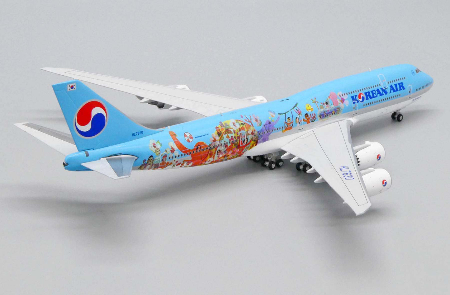 1:400 JC Wings Korean Air Boeing 747-8 "Special Livery" HL7630 EW4748001
