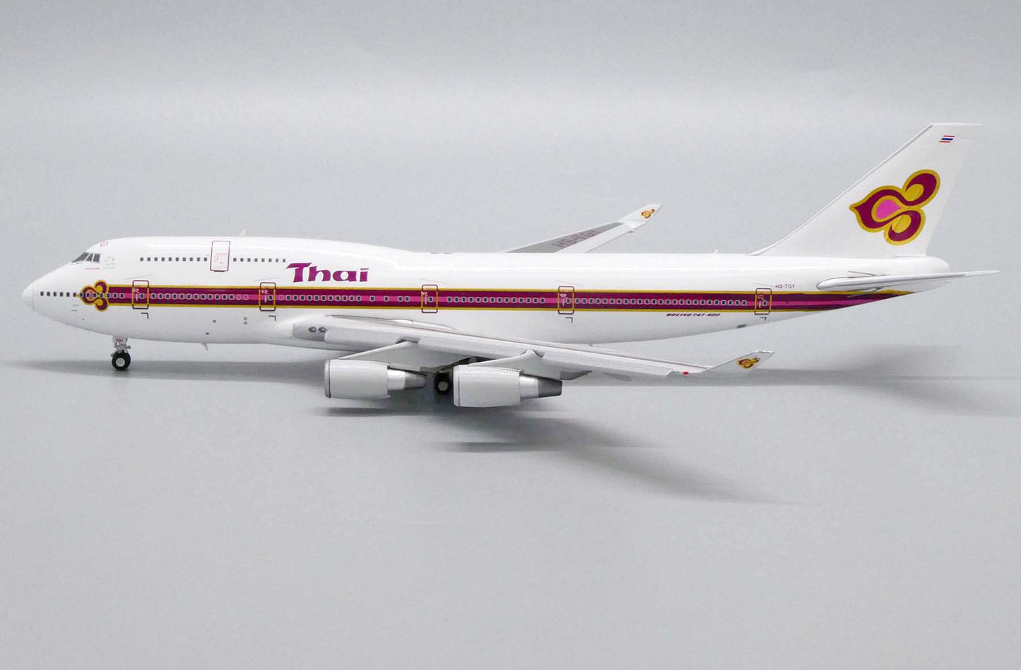 1:400 JC Wings Thai Airways International 747-400 "OLD COLORS, FLAPS DOWN" HS-TGY LH4173A
