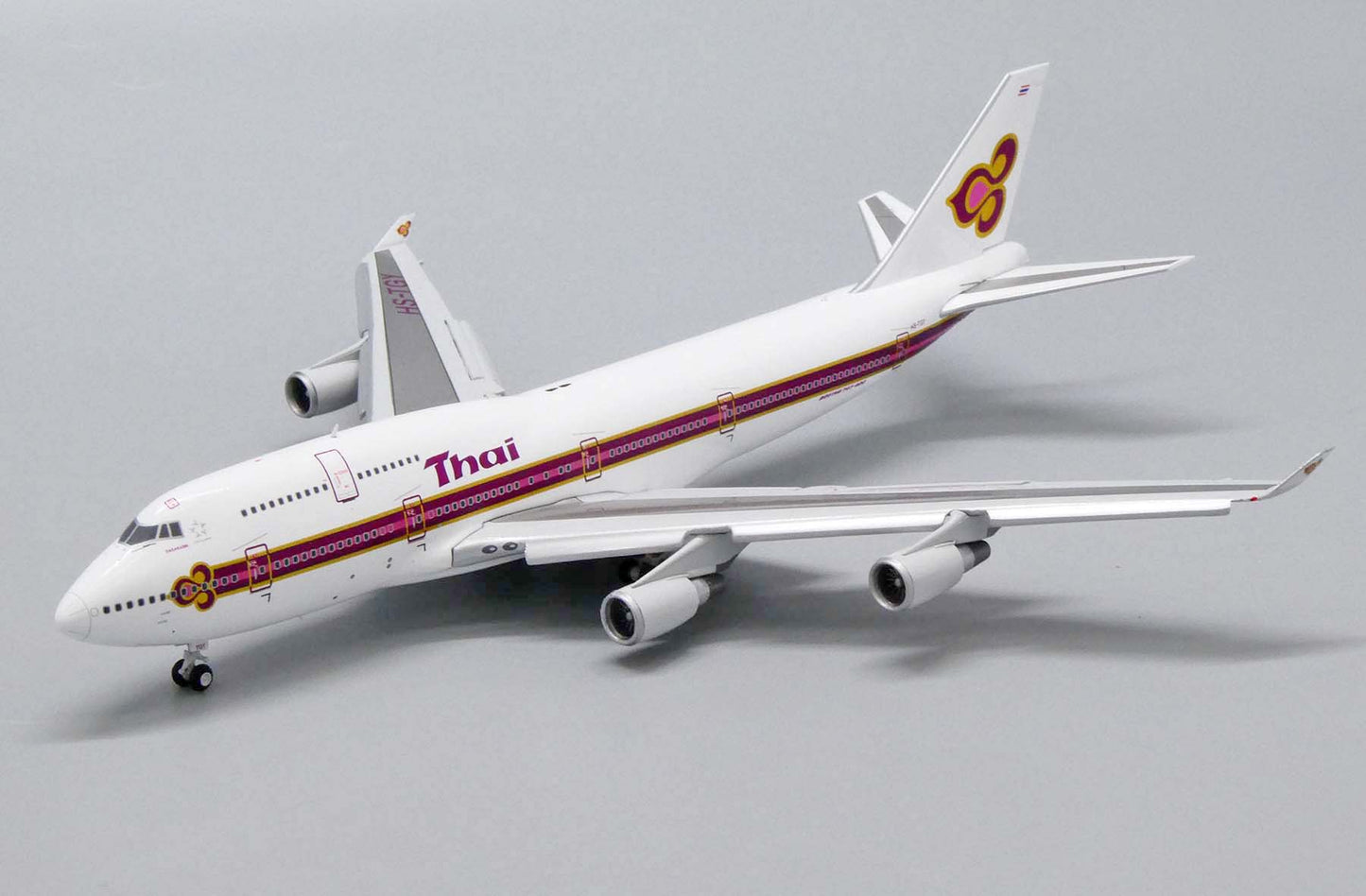 1:400 JC Wings Thai Airways International 747-400 "OLD COLORS, FLAPS DOWN" HS-TGY LH4173A