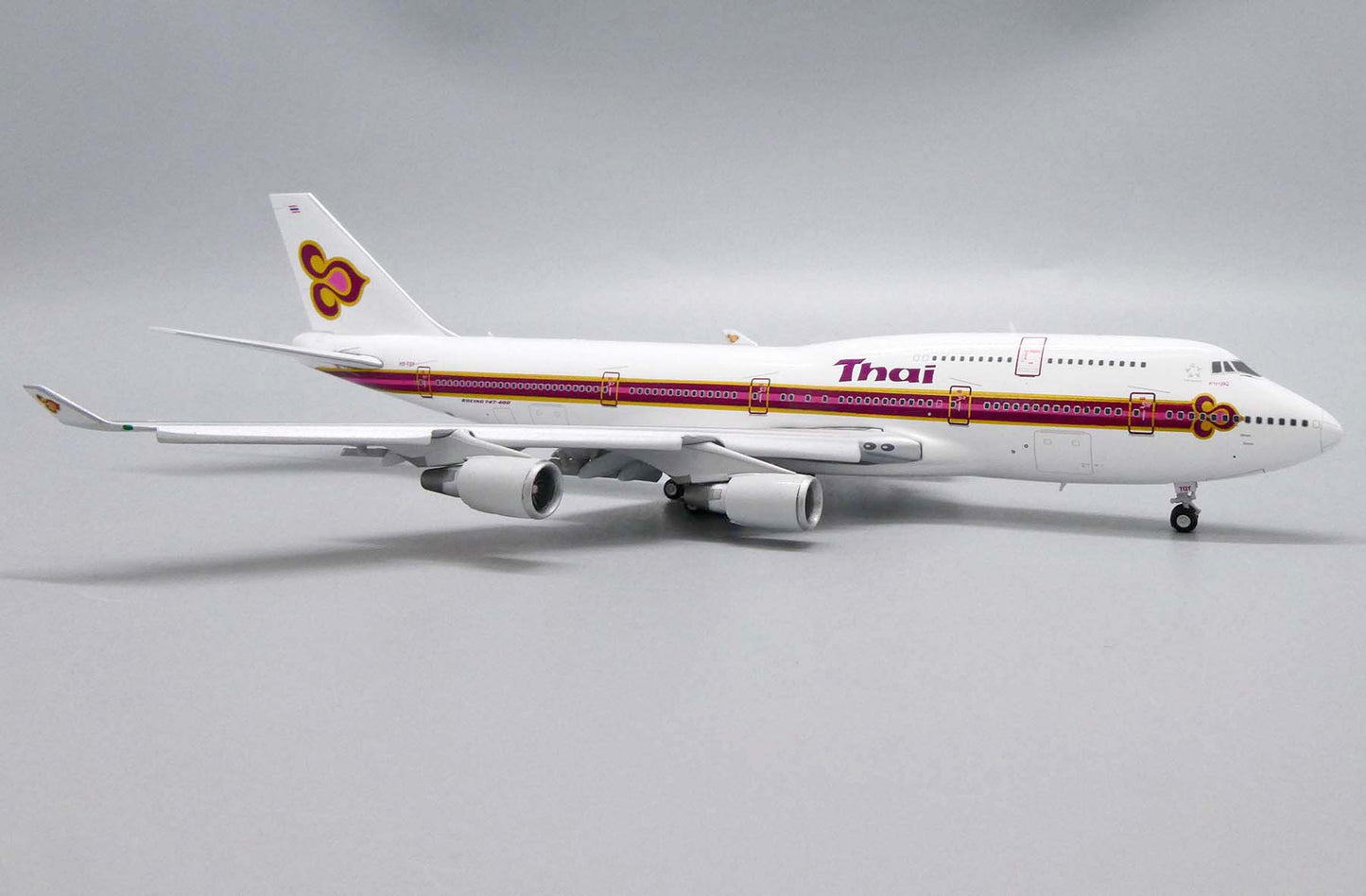 1:400 JC Wings Thai Airways International 747-400 "OLD COLORS, FLAPS DOWN" HS-TGY LH4173A