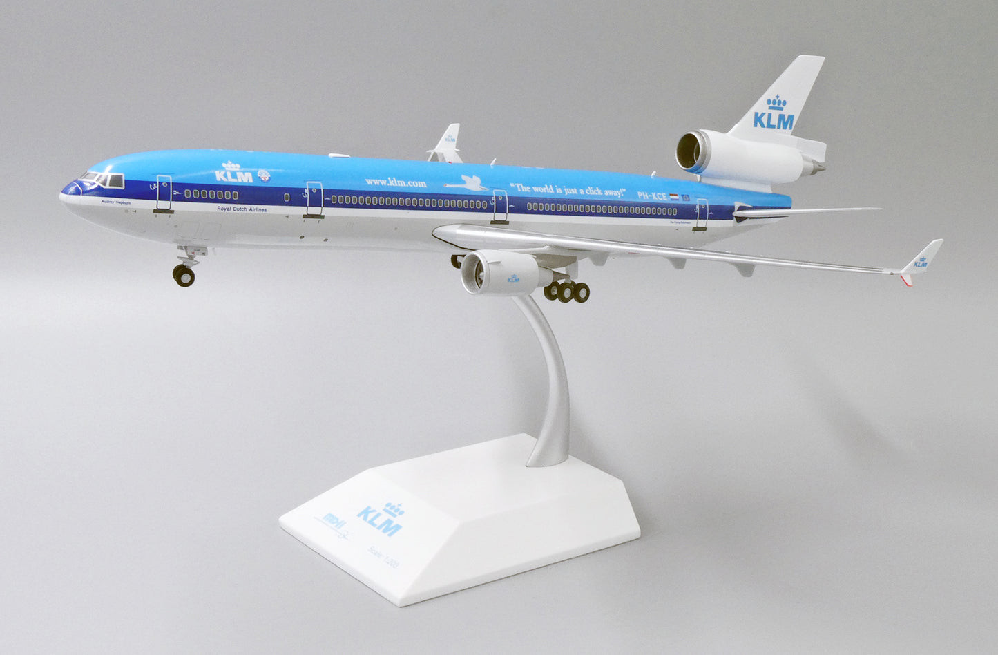 1:200 JC Wings KLM MD-11 "The World is Just a Click Away" PH-KCE XX2423